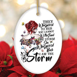 Gypsy I am The Storm Sassy Feminist Ornament