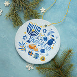 Happy Hanukkah Ornament