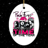 It’s the Best Time of the Year Psychedelic Rock n Roll Christmas Ornament, Classic Rockstar Theme