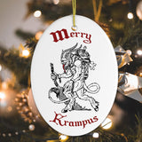 Merry Krampus Folklore Christmas Ornament