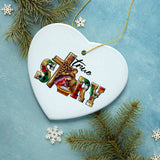 True Story Playful and Festive Nativity Christmas Ornament, Birth of Jesus