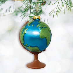 Magnificent Planet Earth Globe Christmas Ornament