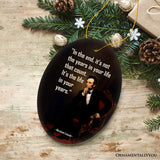 Abraham Lincoln Motivational Life Quote Ornament, Inspirational Gift