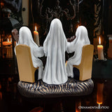 Ghostly Ensemble Trio Lighted Spooky Home Figurine, 5.5" LED Haunted Halloween Ghost Statue