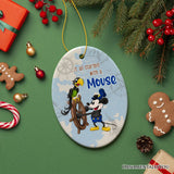 It All Started With a Mouse Quote Ornament, Inspiring Steamboat Willie Christmas Gift