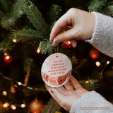 A Best Friend Sees You Quote Ornament, Christmas Gift and Appreciation for BFF