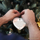 Always Near and Dear Memorial Ornament, Unseen Yet Forever Loved Christmas Gift