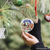 Artistic Kentucky State Themes and Landmarks Christmas Ornament