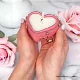 Heart Shaped Eternal Love Candle, Gift with Pendant for Her