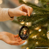 Isaac Newton's Thoughtful Words Ornament, Bold Guess Insightful Quote Gift