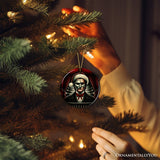 Phantom of the Opera Ceramic Ornament, Menacing Holiday Gift for Halloween Tree