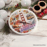 Elegant Cultural and Artistic San Francisco Ornament, California Traveler Souvenir Gift