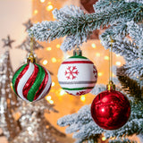 Unique and Sparkling Christmas Bauble Set of 30, Holiday Tree Set