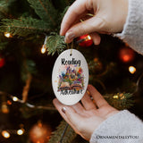 Reading is an Adventure Ornament, Book Lover of Fiction Christmas Gift