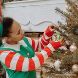 Gingerbread Man as a Christmas Elf Ornament, Magical Holiday Gift and Tree Decor