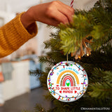 It Takes A Big Heart Ornament, Empowering Holiday Gift for Special Needs Educators