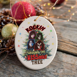 Iconic Hard Rock n Roll Guitar Christmas Ornament, Rockin Around the Christmas Tree