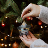 Artistic Yellowstone National Park Christmas Ornament, Gift for Nature Lovers