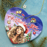 Artistic Classic Holiday Melody Ornament, All I Want for Christmas Is You, Celebrity Singer Gift