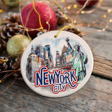 Handmade Artistic New York City Ornament