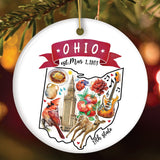 Artistic Ohio State Themes and Landmarks Christmas Ornament