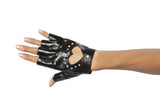 Pair of Gloves with Rhinestone Detail