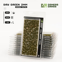 Gamers Grass Tufts: Dry Green 2mm- Wild