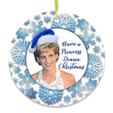 Have a Princess Diana Christmas Ornament