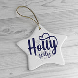 Holly Jolly Christmas Ornament