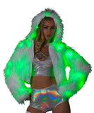 Electric Glow: Illuminated Hoodie