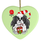 Japanese Chin Christmas Ornament