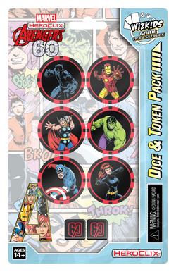 HeroClix: Avengers 60th Anniversary Dice and Token Pack