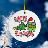 Merry Sus-Mas Funny Christmas Ornament