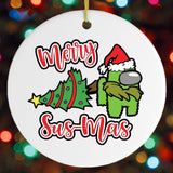 Merry Sus-Mas Funny Christmas Ornament