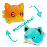 TeeTurtle Reversible Kitsune: Aqua/Orange (Mini)