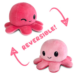 TeeTurtle Reversible Octopus: Light Pink/Pink Wink (Mini)