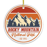 Rocky Mountains National Park Ornament