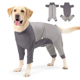 Dog Pajamas - Four-Legged Cotton Jumpsuit for Small, Medium & Large Dogs