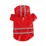 Waterproof Dog Jacket PU Dog Raincoat For Small Dogs Cats Reflective Puppy Raincape Chihuahua Yorkies Raincoat Pet Poncho