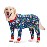 AnniePaw Large Dog Pajamas Jumpsuit Full Coverage Recovery Anti-Shedding Elastic