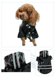 Waterproof Dog Jacket PU Dog Raincoat For Small Dogs Cats Reflective Puppy Raincape Chihuahua Yorkies Raincoat Pet Poncho