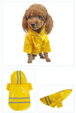 Waterproof Dog Jacket PU Dog Raincoat For Small Dogs Cats Reflective Puppy Raincape Chihuahua Yorkies Raincoat Pet Poncho