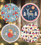 Scandinavian Folk Ornament Bundle