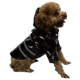 Waterproof Dog Jacket PU Dog Raincoat For Small Dogs Cats Reflective Puppy Raincape Chihuahua Yorkies Raincoat Pet Poncho