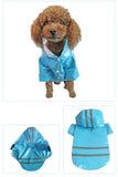 Waterproof Dog Jacket PU Dog Raincoat For Small Dogs Cats Reflective Puppy Raincape Chihuahua Yorkies Raincoat Pet Poncho