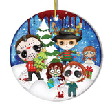 Spooky and Bloody Cute Halloween Christmas Ornament