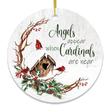 Winter Cardinal Memorial Ornament