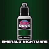 Turbo Dork: Metallic Acrylic Paint - Emerald Nightmare