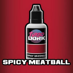 Turbo Dork: Metallic Acrylic Paint - Spicy Meatball