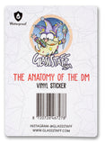 Sticker: Anatomy of the DM Waterproof Die Cut